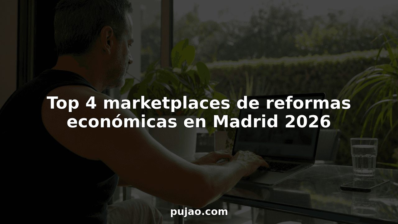 Top 4 marketplaces de reformas económicas en Madrid 2026