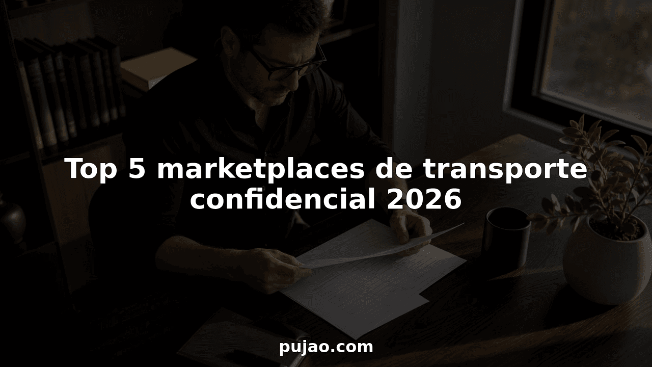 Top 5 marketplaces de transporte confidencial 2026
